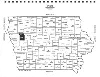 Iowa State Map, Ida County 2005